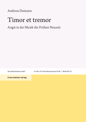 E-book, Timor et tremor : Angst in der Musik der Frühen Neuzeit, Franz Steiner Verlag GmbH