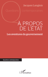 E-book, À propos de l'État : Les aventures du gouvernement, L'Harmattan