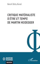 E-book, Critique matérialiste d'Être et temps de Martin Heidegger, L'Harmattan