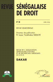 eBook, Revue Sénégalaise de Droit N° 38, L'Harmattan