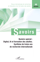 E-book, Numéro spécial : Digital, IA et formation des adultes : Synthèse de treize ans de recherche internationale, L'Harmattan