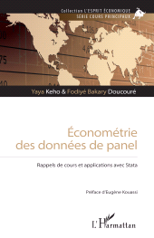 E-book, Économétrie des données de panel : Rappels de cours et applications avec Stata, L'Harmattan