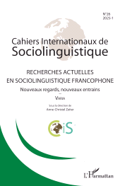 eBook, Recherches actuelles en sociolinguistique francophone : Nouveaux regards, nouveaux entrains / Varia, L'Harmattan