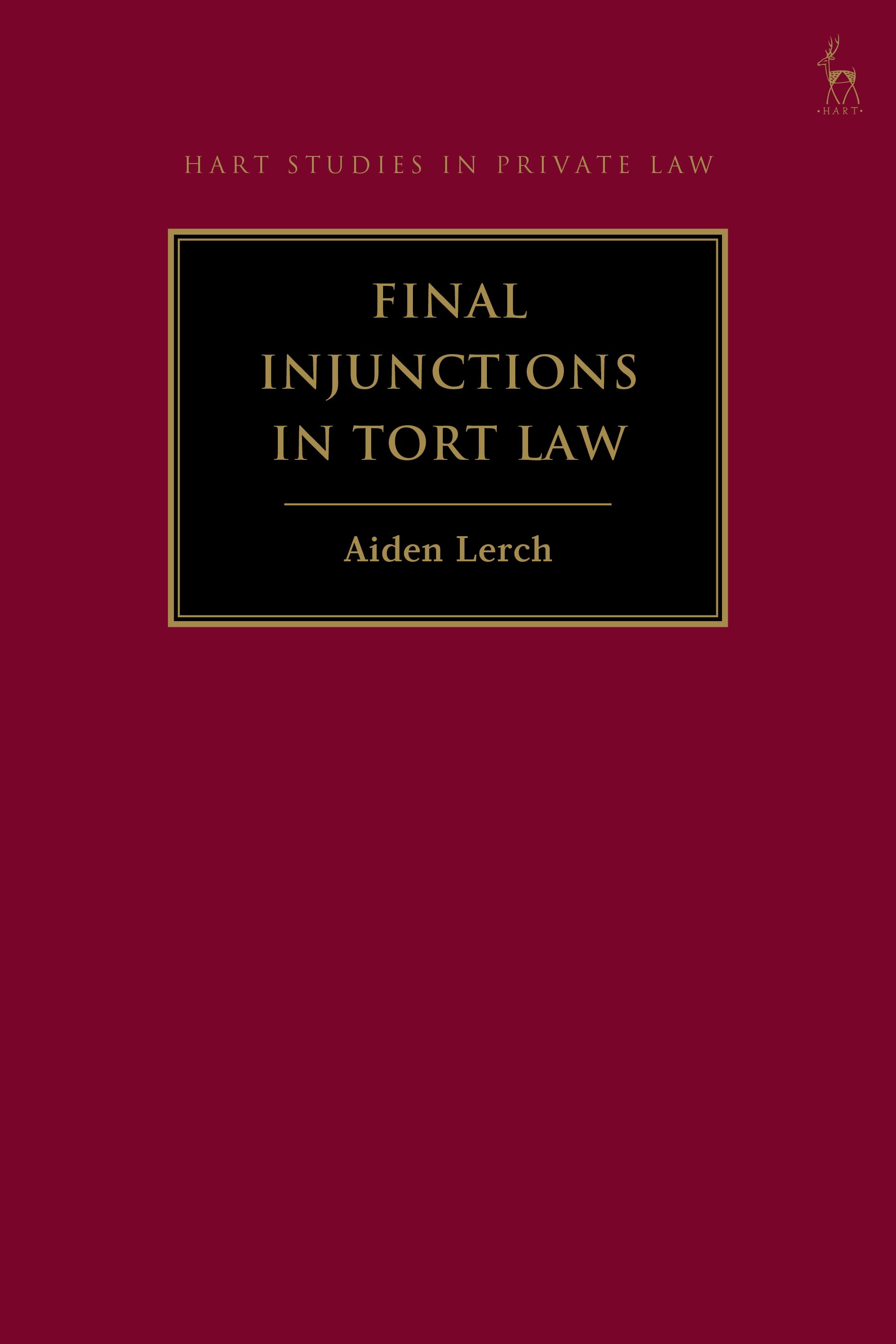 eBook, Final Injunctions in Tort Law, Hart Publishing