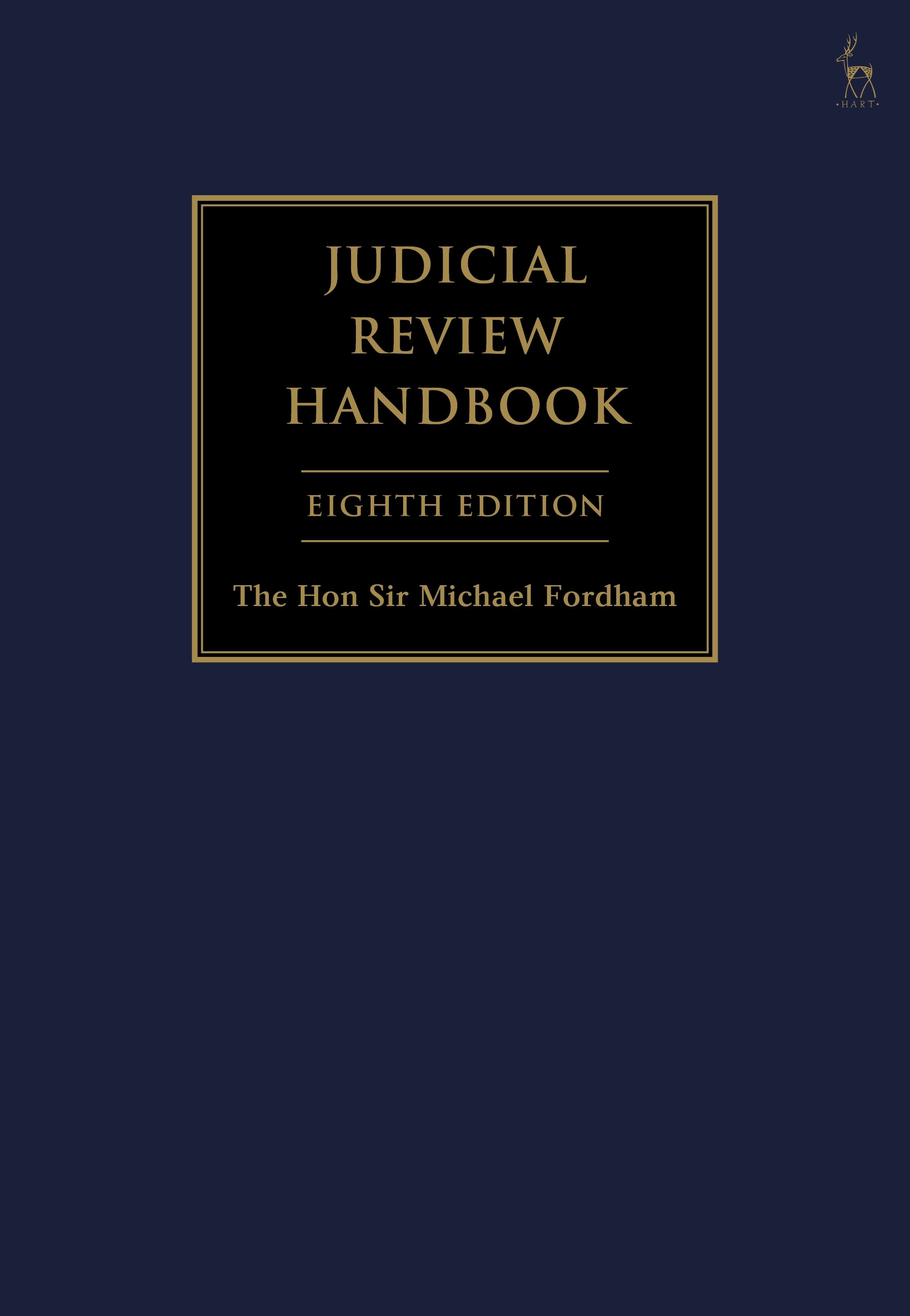 E-book, Judicial Review Handbook, Hart Publishing
