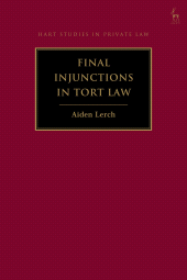 E-book, Final Injunctions in Tort Law, Hart Publishing