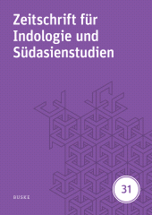 E-book, Zeitschrift für Indologie und Südasienstudien, Band 31 (2014), Helmut Buske Verlag