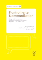 E-book, Kontrollierte Kommunikation : Erträge des X. Internationalen Symposions Sondersprachenforschung Wangerland. 8. bis 10. April 2016, Helmut Buske Verlag