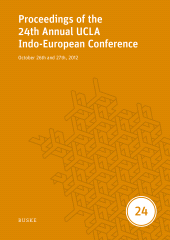E-book, Proceedings of the 24th Annual UCLA Indo-European Conference : October 26th and 27th, 2012, Helmut Buske Verlag