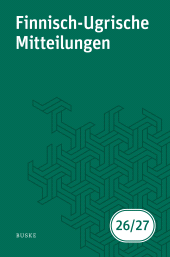 eBook, Finnisch-Ugrische Mitteilungen Band 26/27, Helmut Buske Verlag