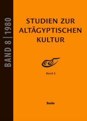 eBook, Studien zur Altägyptischen Kultur Band 8, Helmut Buske Verlag
