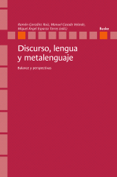 E-book, Discurso, lengua y metalenguaje : Balance y perspectivas, Helmut Buske Verlag