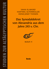 eBook, Das Synodaldekret von Alexandria aus dem Jahre 243 v. Chr., Helmut Buske Verlag
