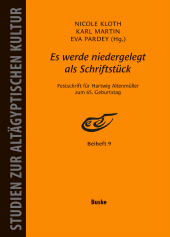E-book, Es werde niedergelegt als Schriftstück. Festschrift für Hartwig Altenmüller, Helmut Buske Verlag