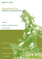 E-book, Zeitschrift für Indologie und Südasienstudien, Band 41 (2024), Helmut Buske Verlag
