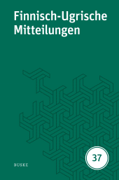 E-book, Finnisch-Ugrische Mitteilungen Band 37, Helmut Buske Verlag