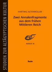 eBook, Zwei Annalenfragmente aus dem frühen Mittleren Reich, Helmut Buske Verlag