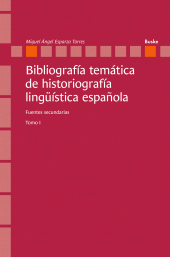 E-book, Bibliografía temática de historiografía lingüística española, Helmut Buske Verlag