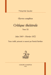 m, Critique théâtrale, Honoré Champion