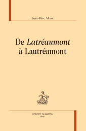 E-book, De Latréaumont à Lautréamont, Honoré Champion