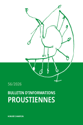 E-book, Bulletin d'informations proustiennes, n° 56, 2025, Honoré Champion
