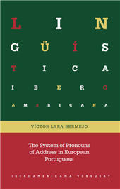 E-book, The system of pronouns of address in European Portuguese, Iberoamericana Vervuert