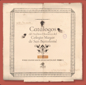 E-book, Catálogos del Archivo Histórico del Colegio Mayor de San Bartolomé : Tomo 1, Pontificia Universidad Javeriana