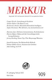 m, MERKUR 2/2025, Jg.79 : Nr. 909, Heft 02, Februar 2025, Klett-Cotta