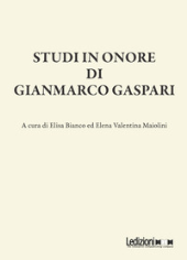 E-book, Studi in onore di Gianmarco Gaspari, Ledizioni