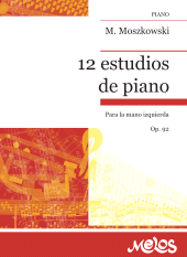 E-book, 12 estudios de piano : para la mano izquierda, Melos