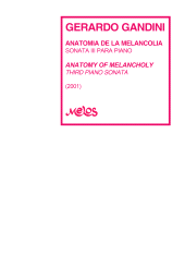 E-book, Anatomía de la melancolía : sonata III para piano, Melos