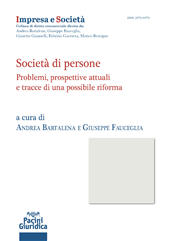 eBook, Società di persone : problemi, prospettive attuali e tracce di una possibile riforma, Pacini