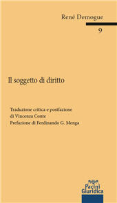 eBook, Il soggetto di diritto, Pacini Editore