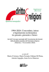 Capítulo, Enti religiosi ed enti ecclesiastici : alcune questioni emergenti tra diritto comune e legislazione bilaterale, L. Pellegrini