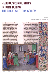E-book, Religious communities in Rome during the Great Western Schism, 