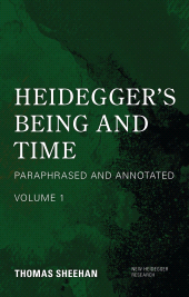 E-book, Heidegger's Being and Time : Paraphrased and Annotated, Volume 1, Rowman & Littlefield Publishers