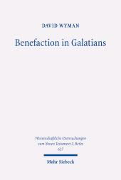 E-book, Benefaction in Galatians, Mohr Siebeck