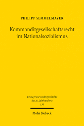 E-book, Kommanditgesellschaftsrecht im Nationalsozialismus, Mohr Siebeck