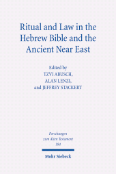 E-book, Ritual and Law in the Hebrew Bible and the Ancient Near East, Mohr Siebeck