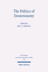 E-book, The Politics of Deuteronomy, Mohr Siebeck