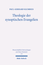 E-book, Theologie der synoptischen Evangelien, Mohr Siebeck