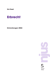 E-book, Erbrecht : Entwicklungen 2024, Stämpfli Verlag