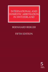 E-book, International and Domestic Arbitration in Switzerland, Stämpfli Verlag