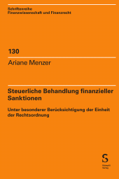 E-book, Steuerliche Behandlung finanzieller Sanktionen, Stämpfli Verlag