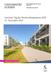 E-book, Luzerner Tag des Stockwerkeigentums 2025 : Tagung vom 25. November 2025 in Luzern, Stämpfli Verlag