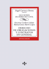 E-book, Derecho de obligaciones y contratos en general : Lecciones de Derecho Civil, Tecnos