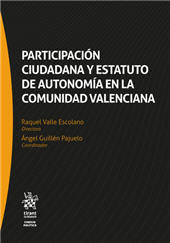 E-book, Participación ciudadana y estatuto de autonomía en la comunidad valenciana, Tirant lo Blanch