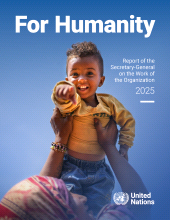 E-book, Report of the Secretary-General on the Work of the Organization 2025 : For Humanity, United Nations Publications