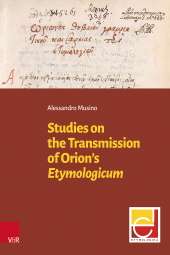 E-book, Studies on the Transmission of Orion's Etymologicum, Vandenhoeck & Ruprecht