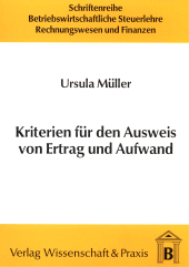 E-book, Kriterien für den Ausweis von Ertrag und Aufwand, Verlag Wissenschaft & Praxis